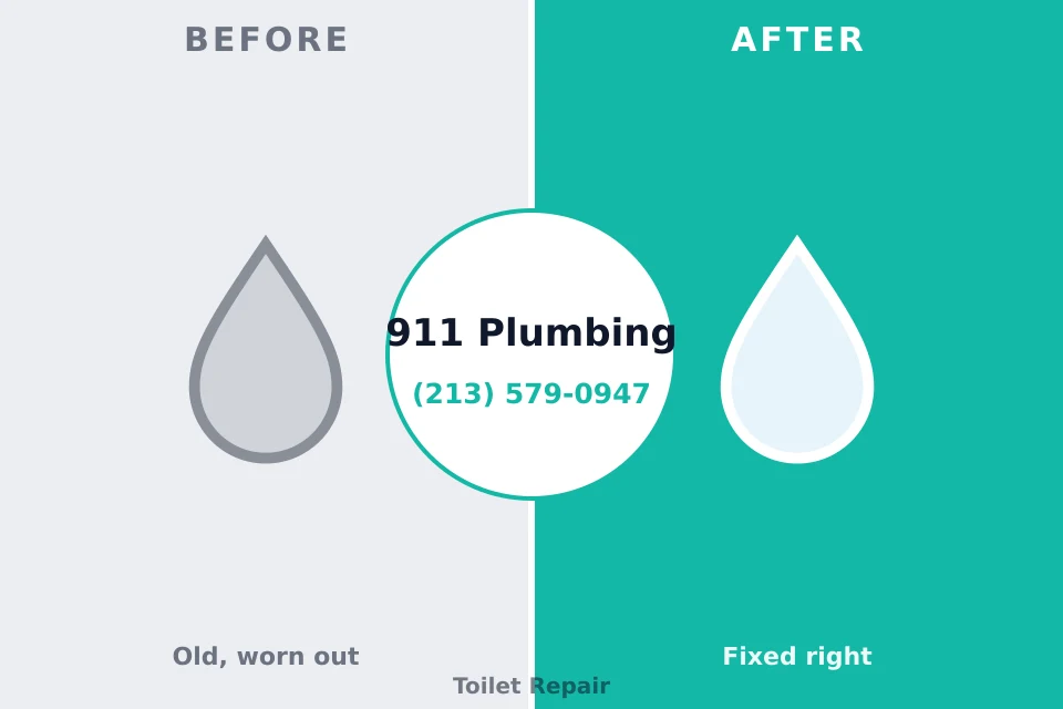 Before and after: plumbing repair Nebo, NC